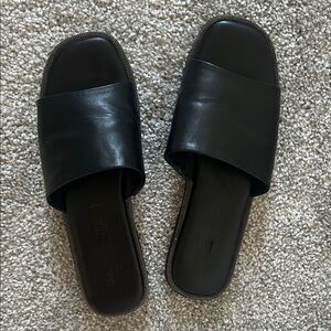 Rachel Zoe Black Minimalist Sandals